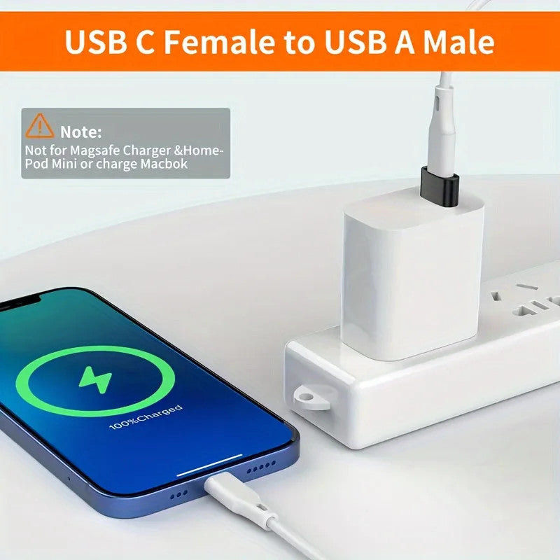 8 Pack USB 3.0 USB C to USB C Male Adapter OTG Micro USB Converter For Phone PC