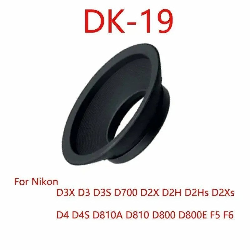 2PCS Rubber Eyecup DK-19 for Nikon DF D3 D3S D4 D4S D5 D500 D6 D800 D810 D850