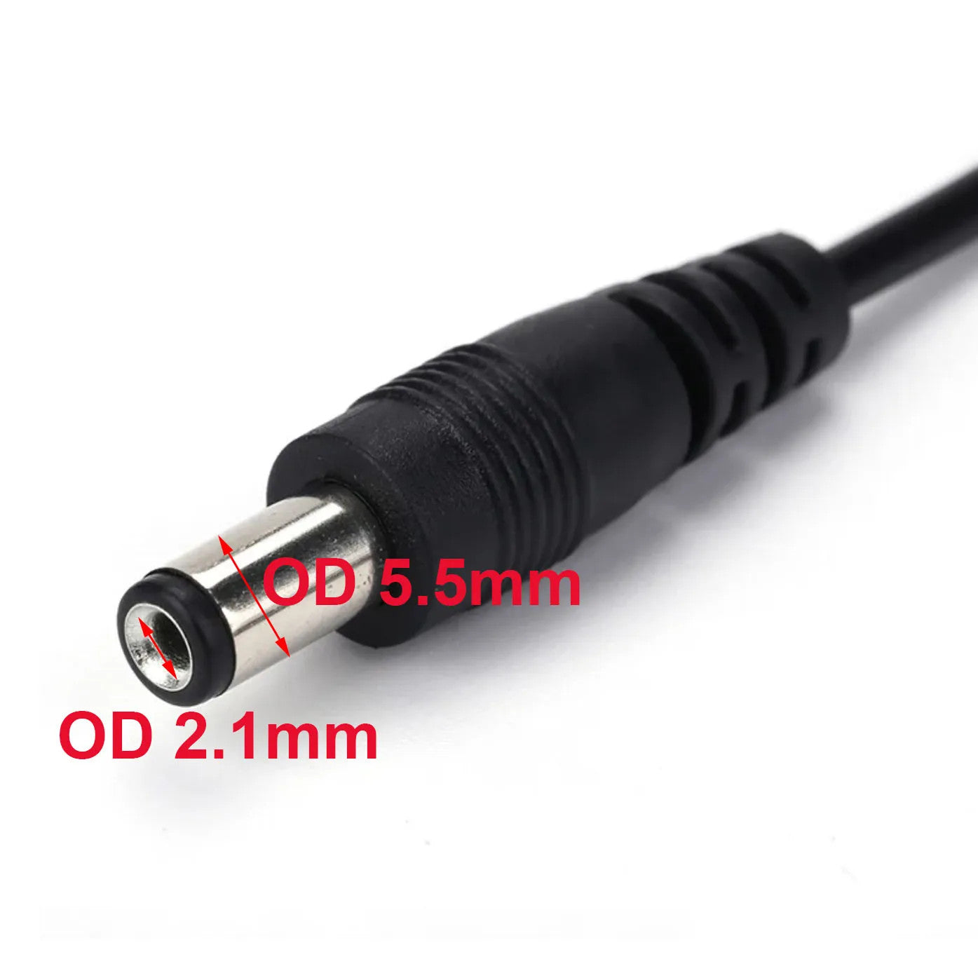 USB to DC 5.5x2.1mm Power Cable 5V Round Jack Charging Wire Router Cord Adapter