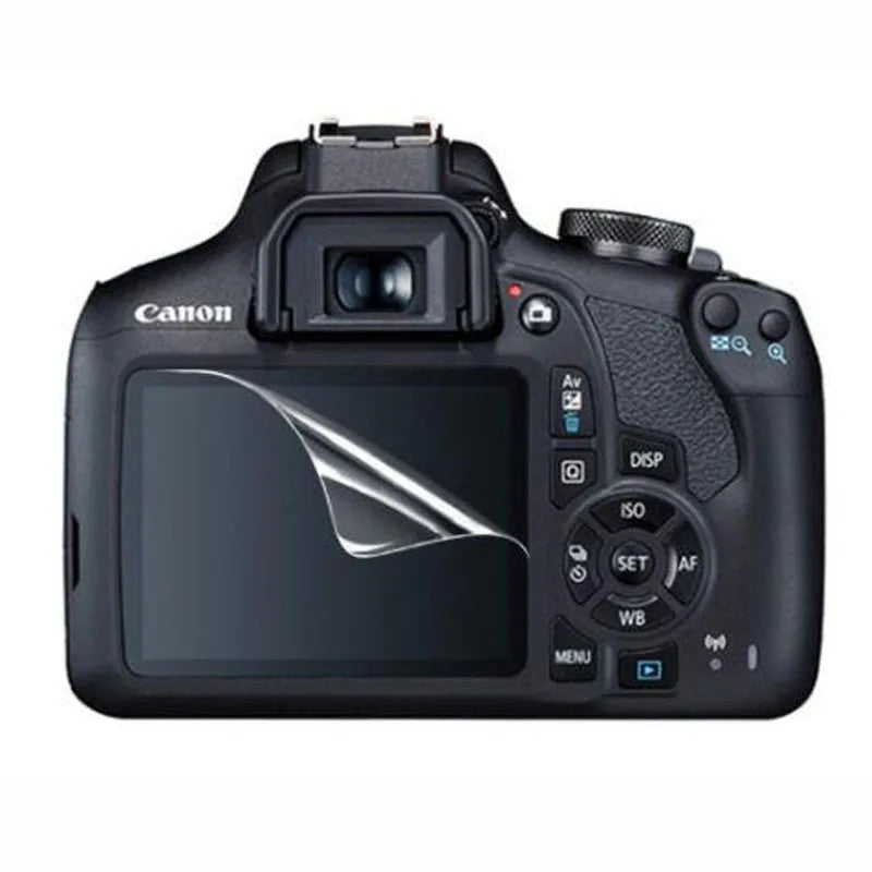 3x PET Screen Protector Film for Canon Rebel T7 T6 T5 EOS 2000D 1500D 1300D LCD