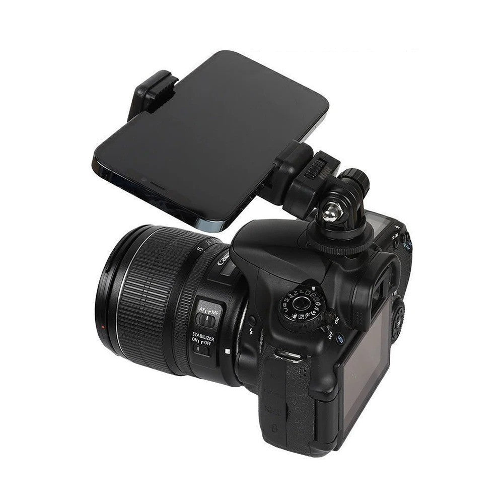 Phone Holder Hot Shoe Mount Adapter Kit for Cellphone DSLR Mirrorless Camera