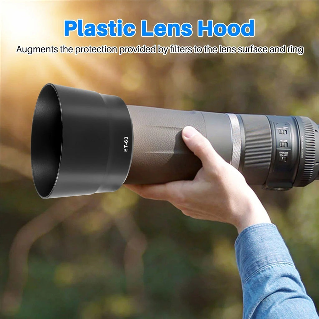 Camera Lens Hood ET-63 for Canon EF-S 55-250mm f/4-5.6 IS STM