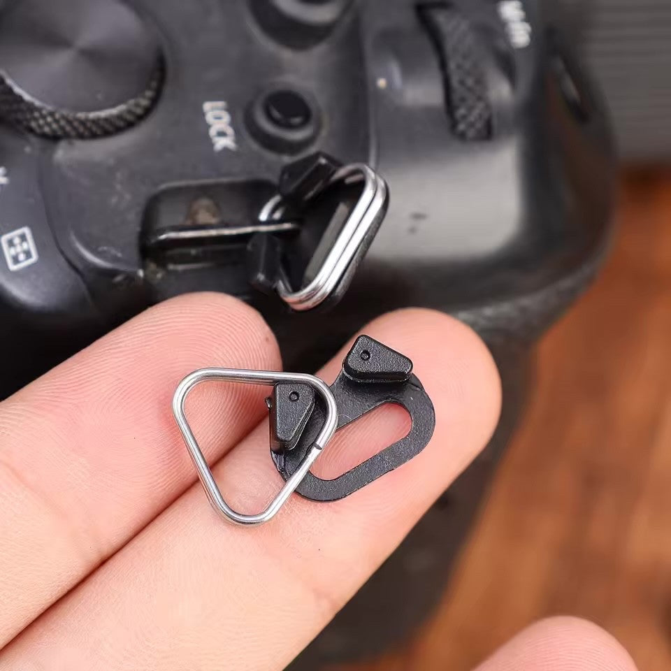2/4/8/10pcs Camera Split Ring Strap Triangle Hook Fujifilm Nikon Canon DSLR