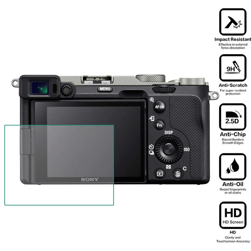 Tempered Glass Screen Protector for Sony Alpha A7CII A7CR A7C2 A7C II Mirrorless