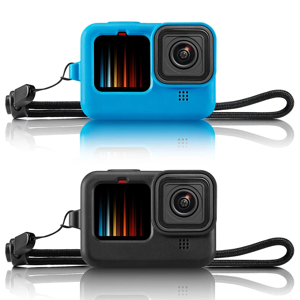 Silicone Camera Case + Lens Cap + Lanyard Cover for GoPro Hero 9 10 11 12 13