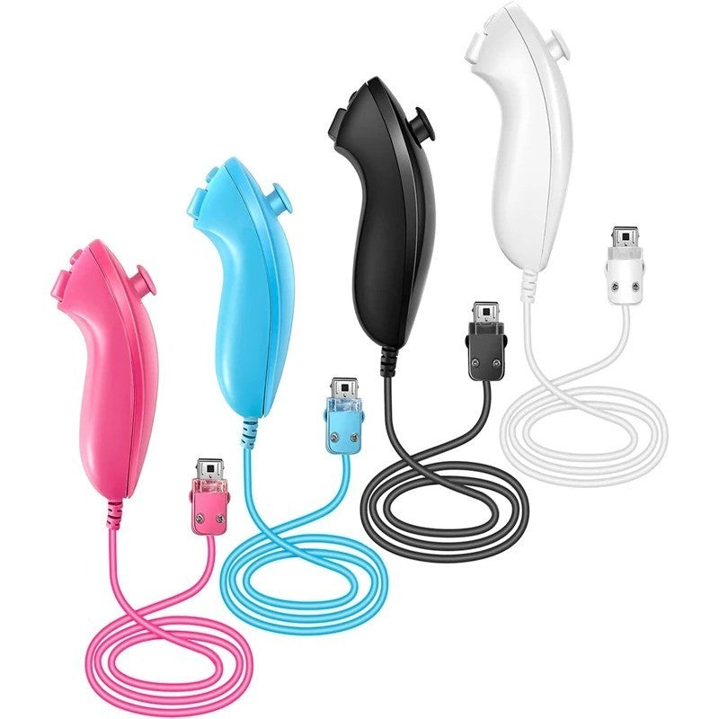 Wii Nunchuck Black White Blue For Nintendo nunchucks for Nintendo Wii / Wii U