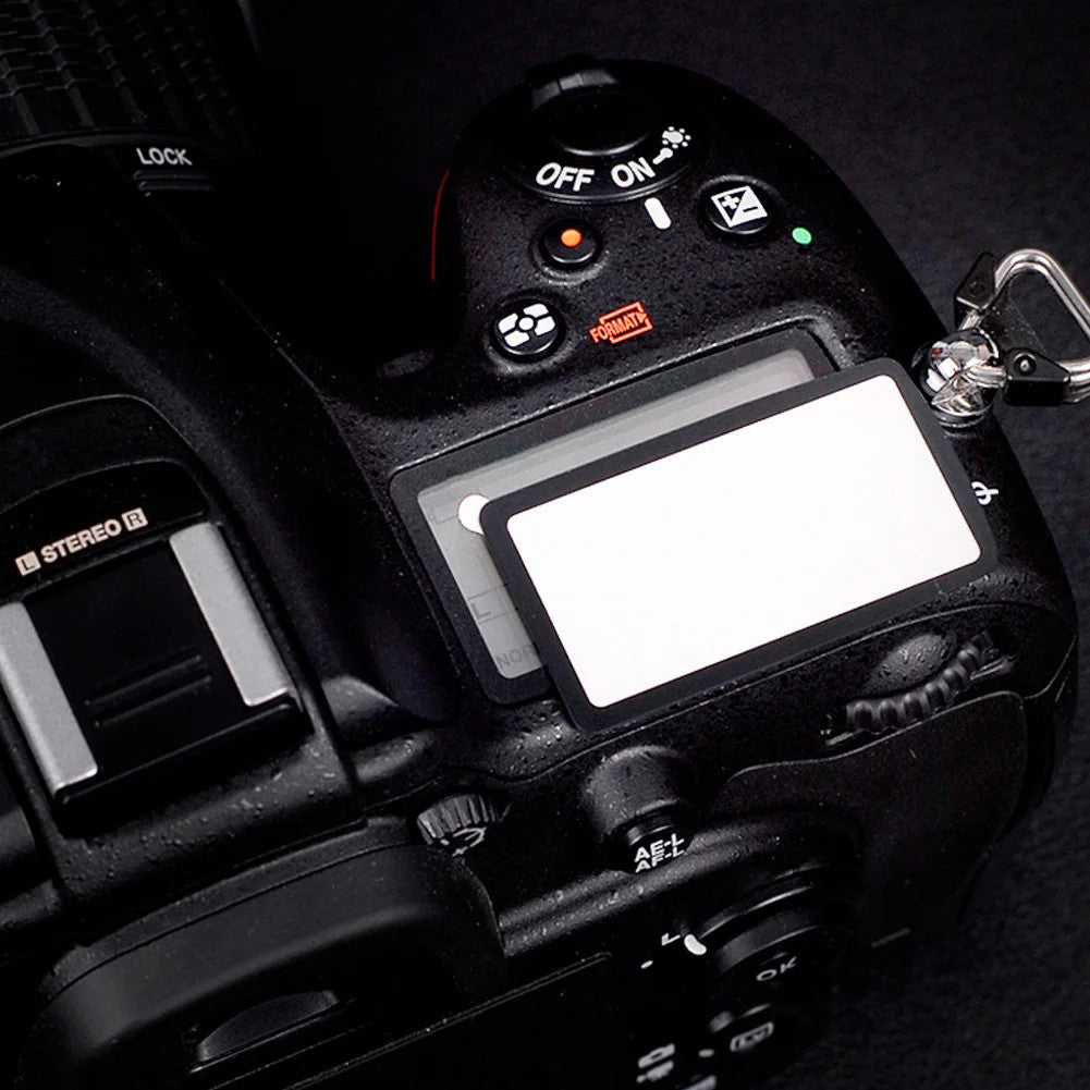 Top Outer LCD Screen Protector Glass Cover for Nikon D850 D500 Camera Display