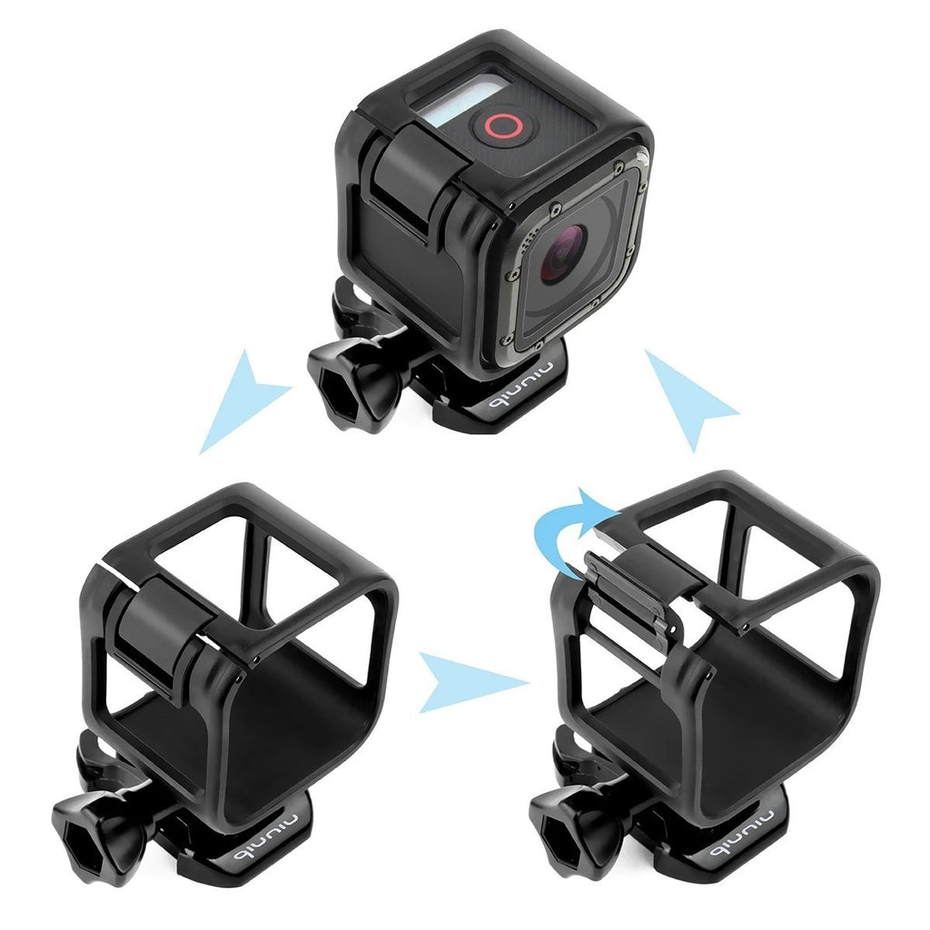 Frame + Lens Cap For GoPro Hero 4 5 Session Case Mount Protective Housing Cover