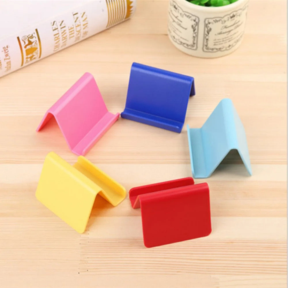 Mini Universal Desktop Phone Stand Holder Plastic Desk Mount for iPhone Samsung
